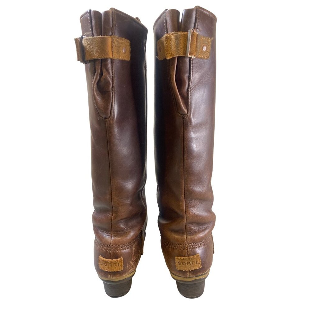 Original SOREL SLIMPACK W11 Tall Equestrian Riding Boot Brown Waterproof RARE - Picture 8 of 15